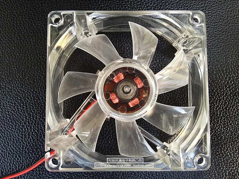 Ventilador Led com Multicolor e Azul Ventilador da Caixa do Computador 3pin Conector 4d 8025 80 mm 80x80x25 mm Novo - Imagem 5