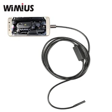 Wimius 8.5 мм Бороскоп Эндоскопа Android Full HD 720 P USB 2.0 Кабель Трубки 6LED 2-МЕГАПИКСЕЛЬНАЯ Водонепроницаемая Камера Инспекции камера мини камера эндоскоп 5 М/7 М
