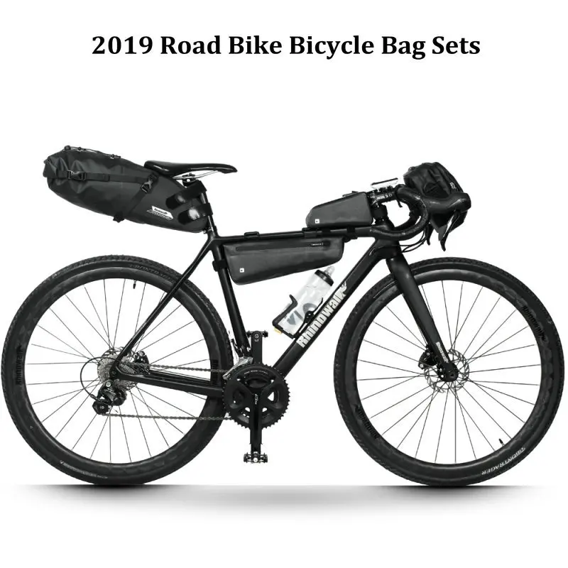 Clearance Rhinowalk 4pc/Set Cycling Bag Sets Waterproof for Bicycle Saddle Handlebar Frame Tube Bag Road Bike Long Distance Large Capacity 0