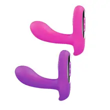 Silicone G-spot Vibrator 12 Vibration USB Massager Anal Plug Stimulator Adults Sex Toy for Women Couples