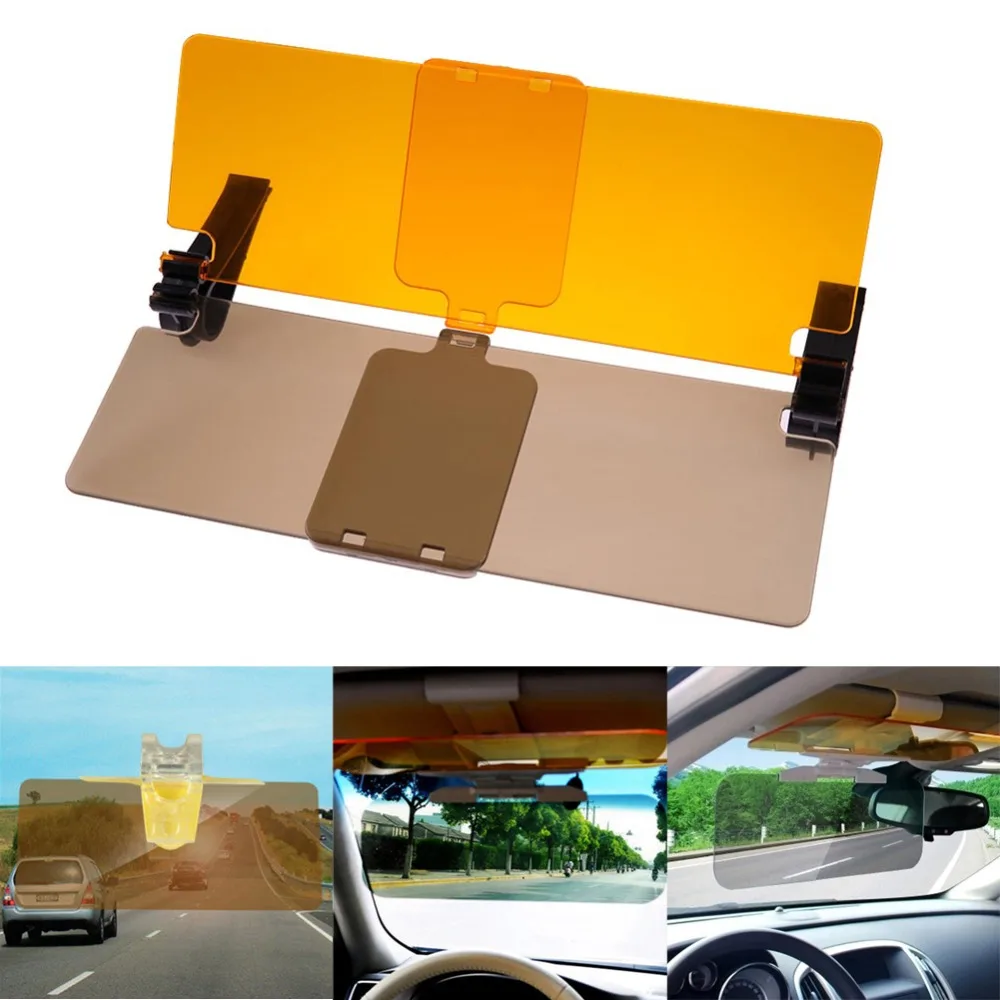 

Car Sun Visor HD Car Anti-Glare Dazzling Goggle Day Night Vision Driving Mirror UV Fold Flip Down HD Clear View Visor New