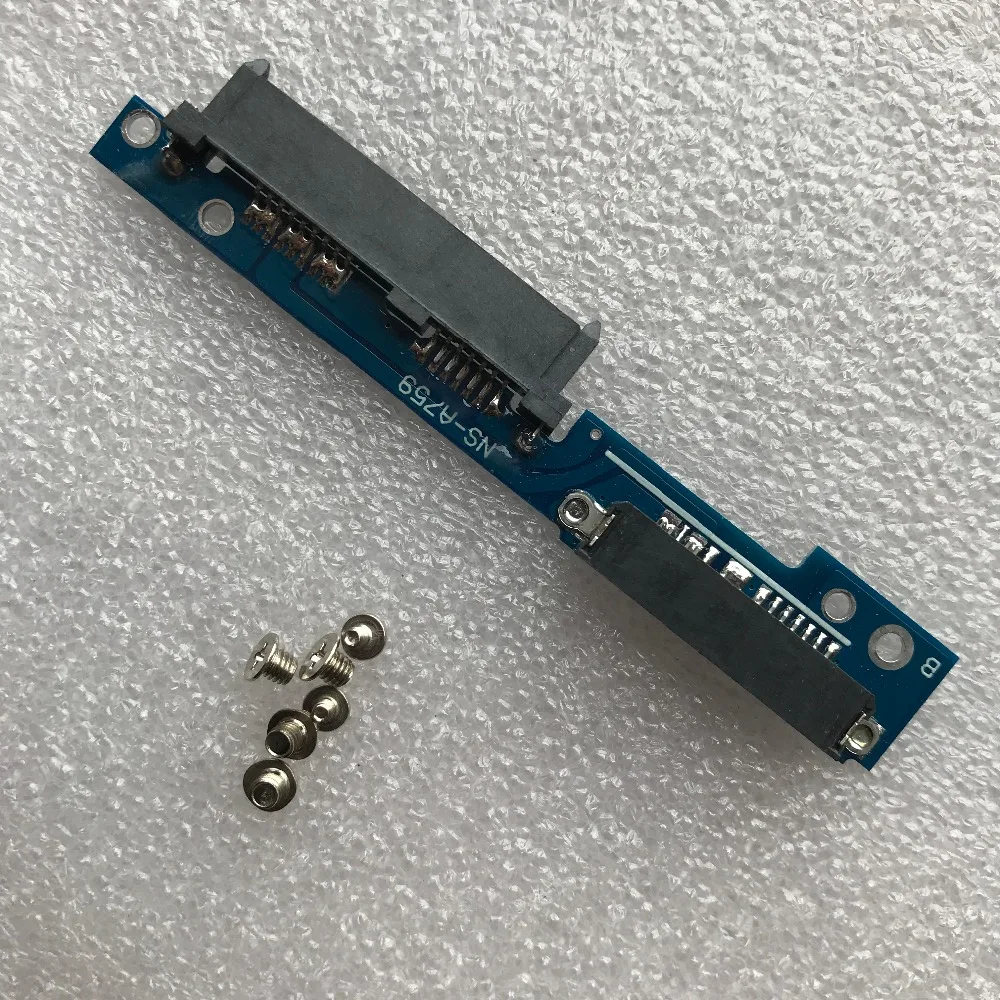 

Brand new 50pc connector for Lenovo Ideapad 310 320 510 110-15 5000 Optical caddy bracket 2nd second SSD HDD connector W/ Screw