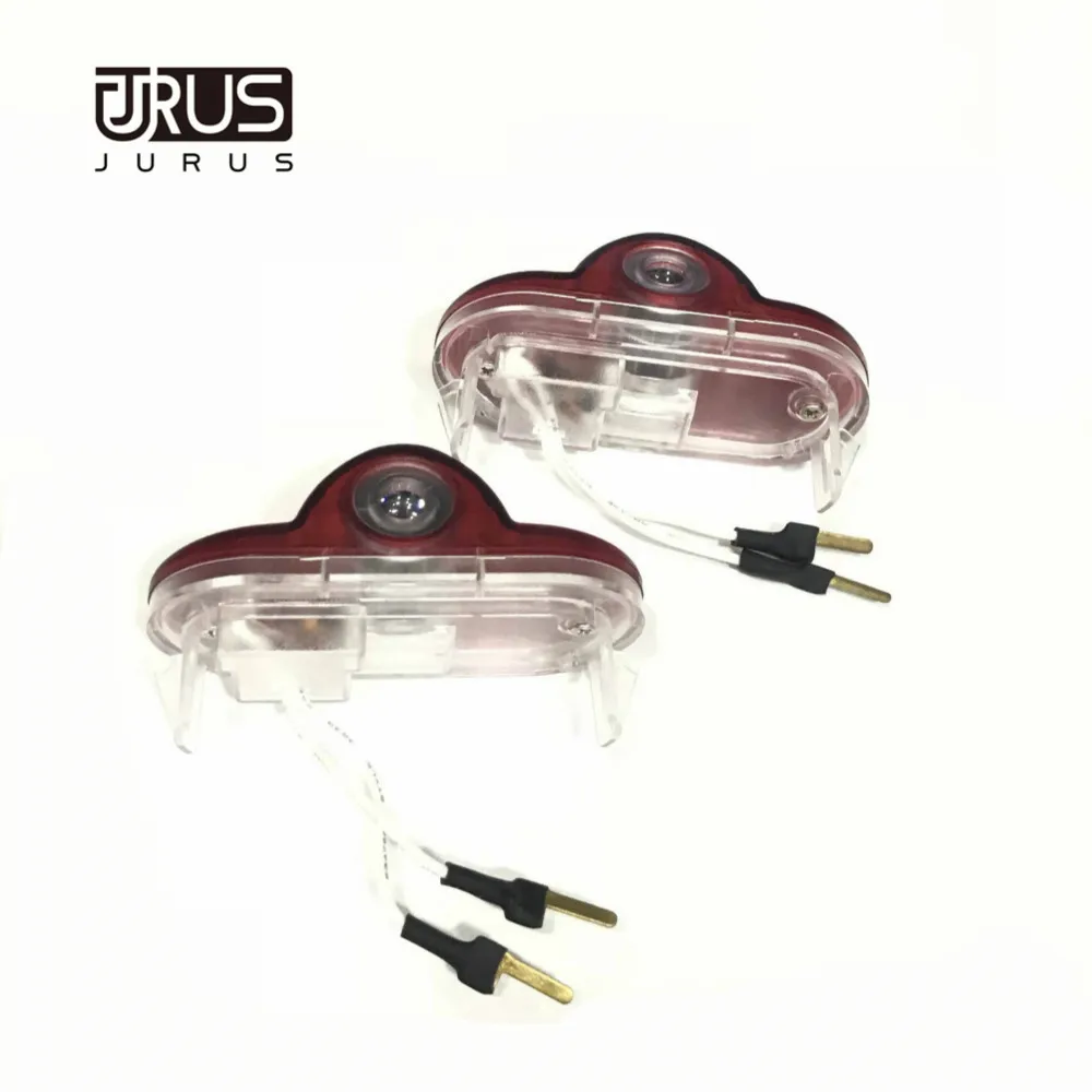 JURUS 2Pcs Wireless Laser LED Car Door Light Welcome Logo Ghost Shadow Lamp Logo Projector Lights For Ford Mondeo MK4 S-MAX