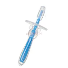 Детская Силиконовая зубная щетка, специальная Мягкая зубная щетка для ухода за полостью рта для детей 0-1-2-3 лет