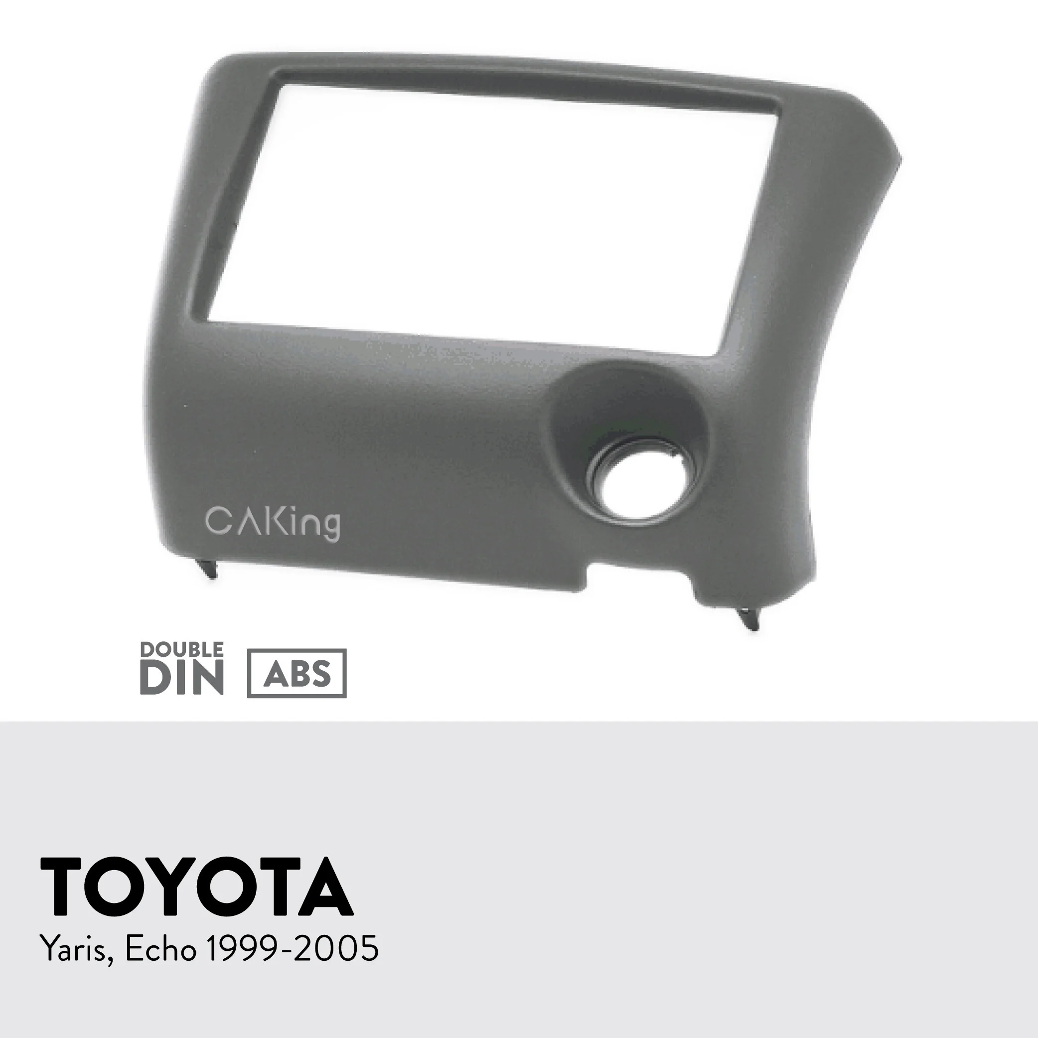 Автомобильная панель радиосвязи для Toyota Yaris, Echo, Vitz, Platz 1999-2005 Dash Kit Install Facia Plate Cover Console Adapter Bezel Trim