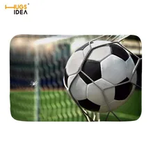 HUGSIDEA крутые 3D футбольные коврики с узором для детской спальни декоративные дверные коврики Нескользящие коврики для ванной комнаты и кухни коврики Tapete Para Sala