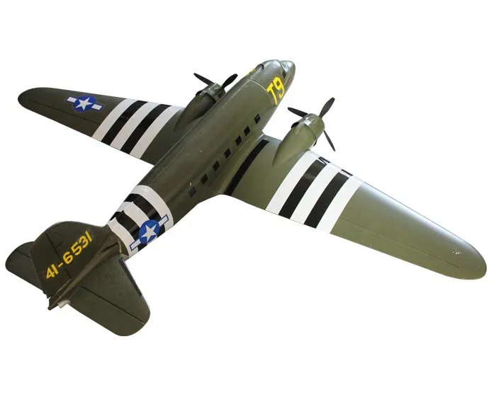 PNP Version Airliner RC Toy C47 Skytrain with Motor, ESC, Servos