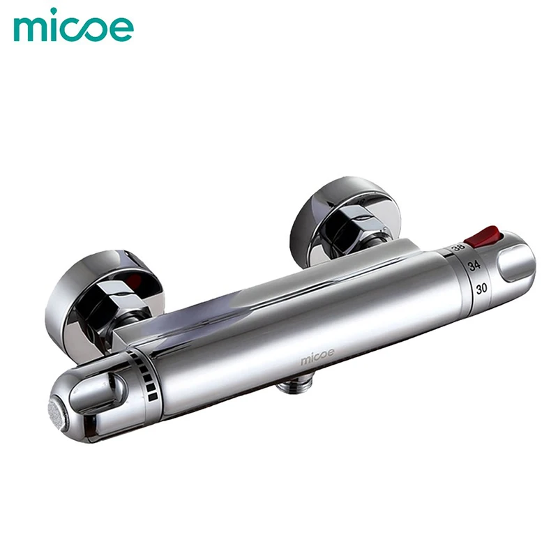 

Micoe Thermostatic Shower Faucet Thermostatic Shower Mixer Tap Bathtub Shower Wall lMounted Cold&Hot Faucet H-HC502