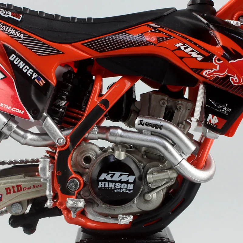 1:12 Масштаб KTM SX-F 450 SXF moto гонки часы seiko № 5 Райан Данжи АМА Суперкросс moto кросс-Байк moto rcycle литая под давлением модель Enduro игрушечные машинки