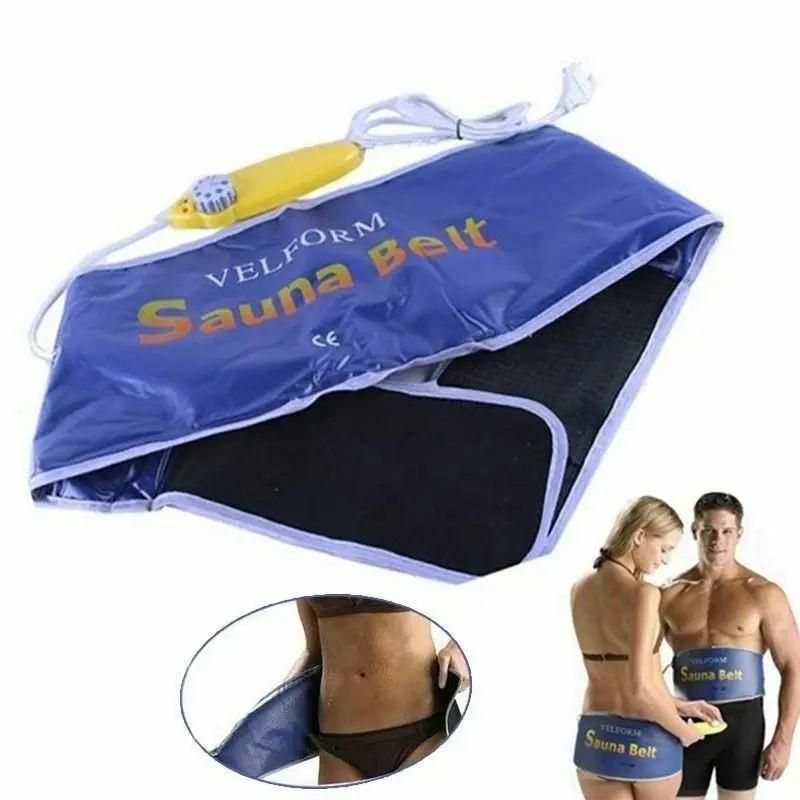 Electric Sauna Waist Trainer Belt Fat Burning Slimming Massager Belt Body Shaper Weight Loss Hook Shapewear EU/US Plug New