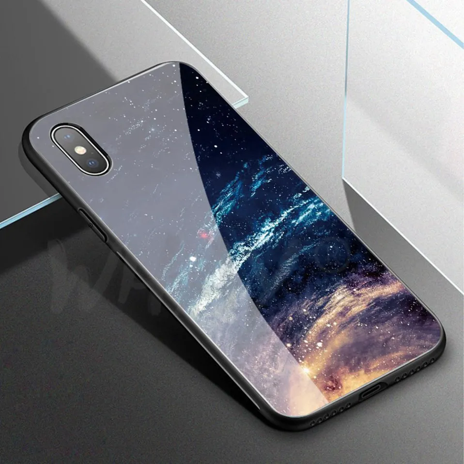 Luxury Case For iPhone X Silicone Bumper Mirror Tempered Glass Back Case For iPhone 6 6S 7 8 Plus iPhoneX Cover Funda Coque Capa (15)