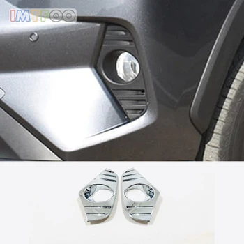 

CAR STYLING CHROME FRONT HEAD FOG LIGHTS GARNISH FOR TOYOTA RAV4 2019 2020 ACCESSORIES