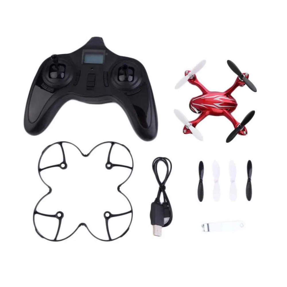 

HUBSAN 2.4G 4CH Mini RC Drone Quadcopters 2MP Camera Gyro Drone RC Helicopter Silver & Red for Hubsan H107C Kids Toys Brand New