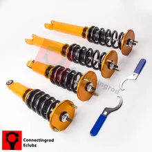 Coilovers suspensão para Nissan Skyline R34 GTR BNR34 RB26 Choques GTR GTT ER34 RB25DET RB26 Amortecedor Coilover Coil Spring