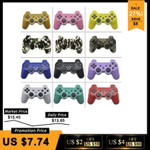 For PS3 Wireless Bluetooth Controller For Play Station 3 Joystick Wireless Console For PC Dual Vibration Gamepad 