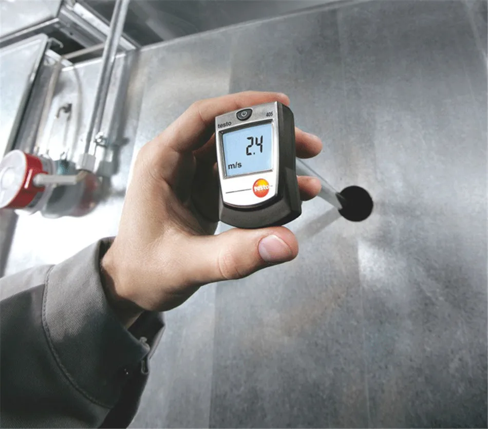

Mini thermal Handheld Anemometer High precision Digital air Flow Meter