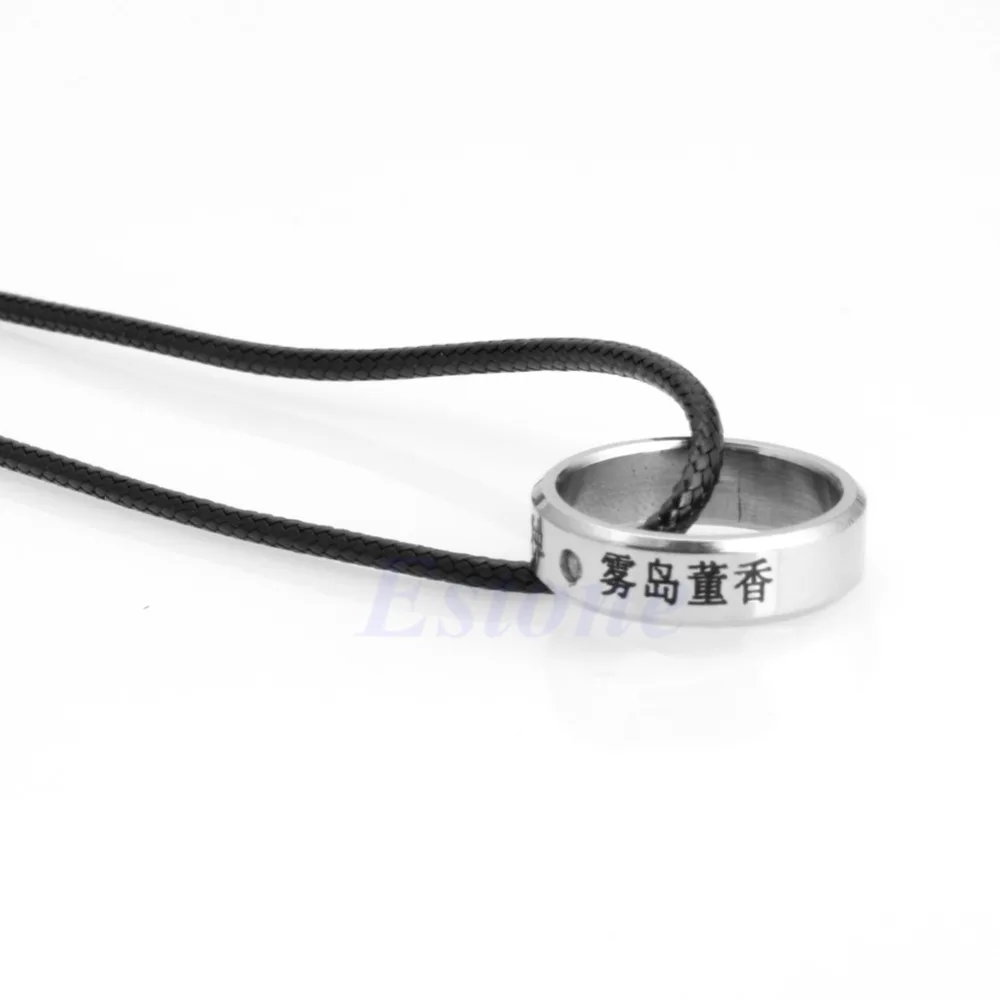

Fashion Cosplay Anime Tokyo Ghoul Ken Kaneki Titanium Steel Ring Finger Rings