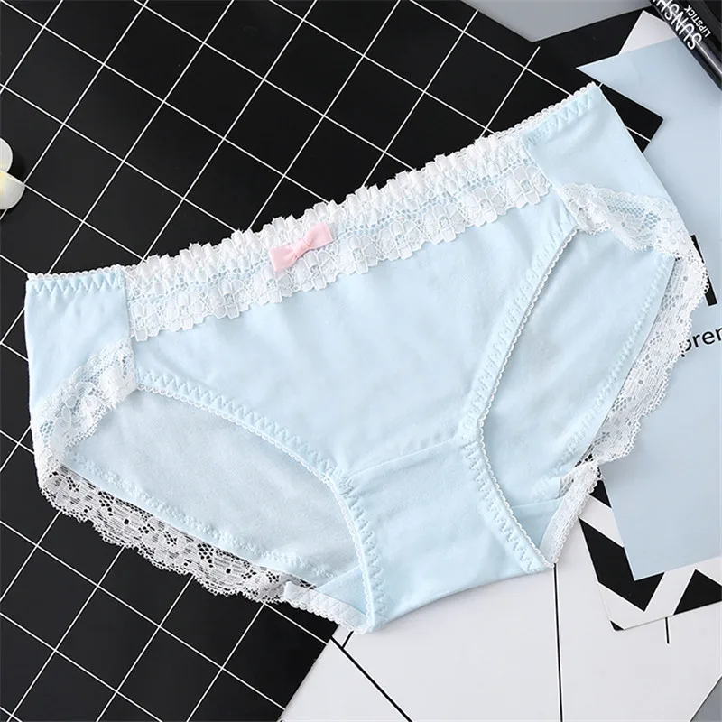 Women Lace Briefs Lady Sexy Panties Women's Low Waist Intimates Soft Cotton Underwear Female Seamless Underpants Women Lace Briefs Lady Sexy Panties Women's Low Waist Intimates Soft Cotton Underwear Female Seamless Underpants
