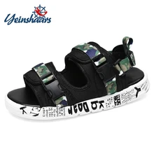 YEINSHAARS/летние мужские сандалии наивысшего качества, мужские пляжные сандалии, Мужская Уличная обувь, летняя повседневная обувь, мужские Тапочки
