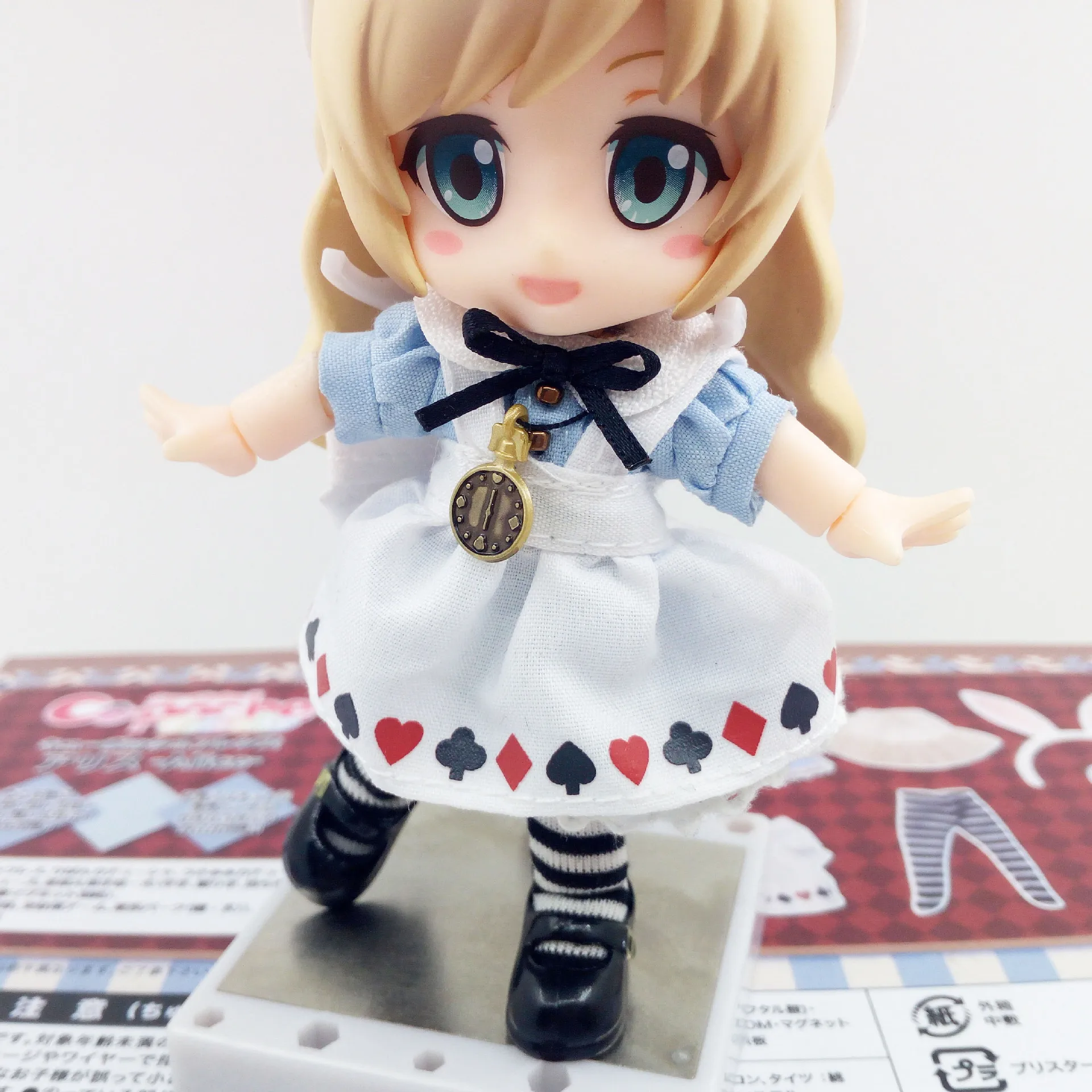 Cu-poche друзья Алиса из Nendoroid кукла ПВХ фигурка Коллекционная модель игрушки 13 см