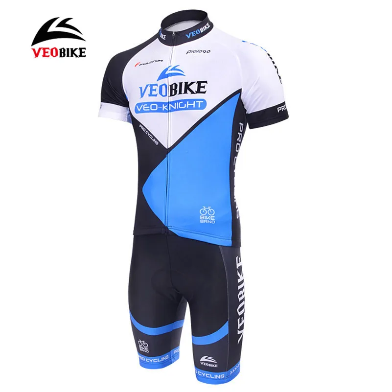 

VEOBIKEC ycling Jersey suit Summer Anti-Sweat Gel Pad Bike Short Bicycle Jersey Roupa Ciclismo Sunscreen UV Cycling Clothing Set