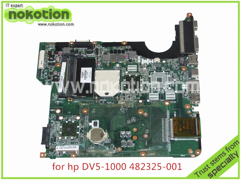 

NOKOTION DA0QT8MB6G0 laptop motherboard For HP Pavilion DV5 series 482325-001 DDR2 Mainboard full tested