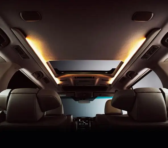 For Toyota ALPHARD VELLFIRE 20 series LED Colorful Catio Lamp Ceiling Interior led With Wireless Remote Control