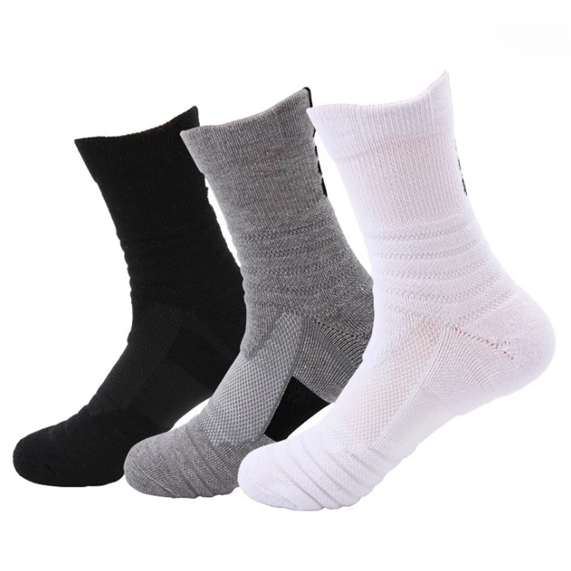 Men Outdoor Sports Elite Basketball Socks Men Football Cycling Socks Compression Socks Cotton Towel Bottom Non-slip Men's socks Men Outdoor Sports Elite Basketball Socks Men Football Cycling Socks Compression Socks Cotton Towel Bottom Non-slip Men's socks