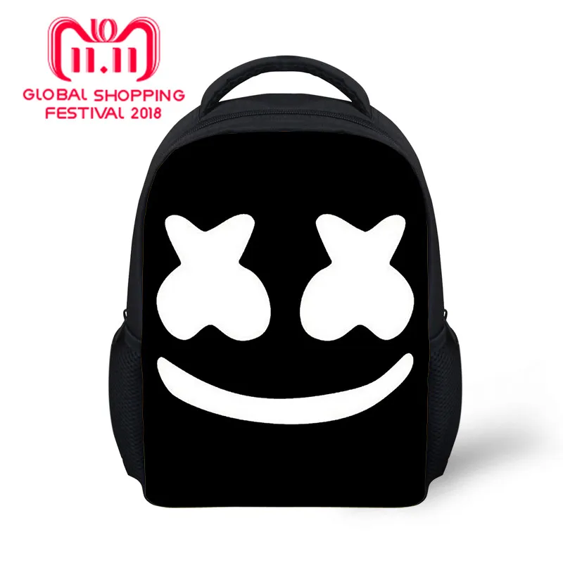 

Marshmello Backpack Children Boys Girls Helmet Junior School Bags travel Shoulder Bag rugzak Boys Backpack School Book Bag