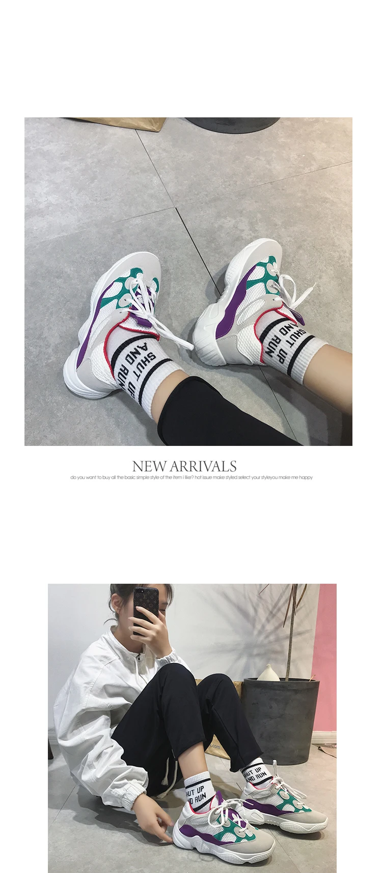 Повседневная обувь; Женская обувь в Корейском стиле; коллекция года; сезон лето; Новинка; сетчатая обувь красного цвета в стиле ulzzang Harajuku; обувь в старом стиле; женская уродливая обувь