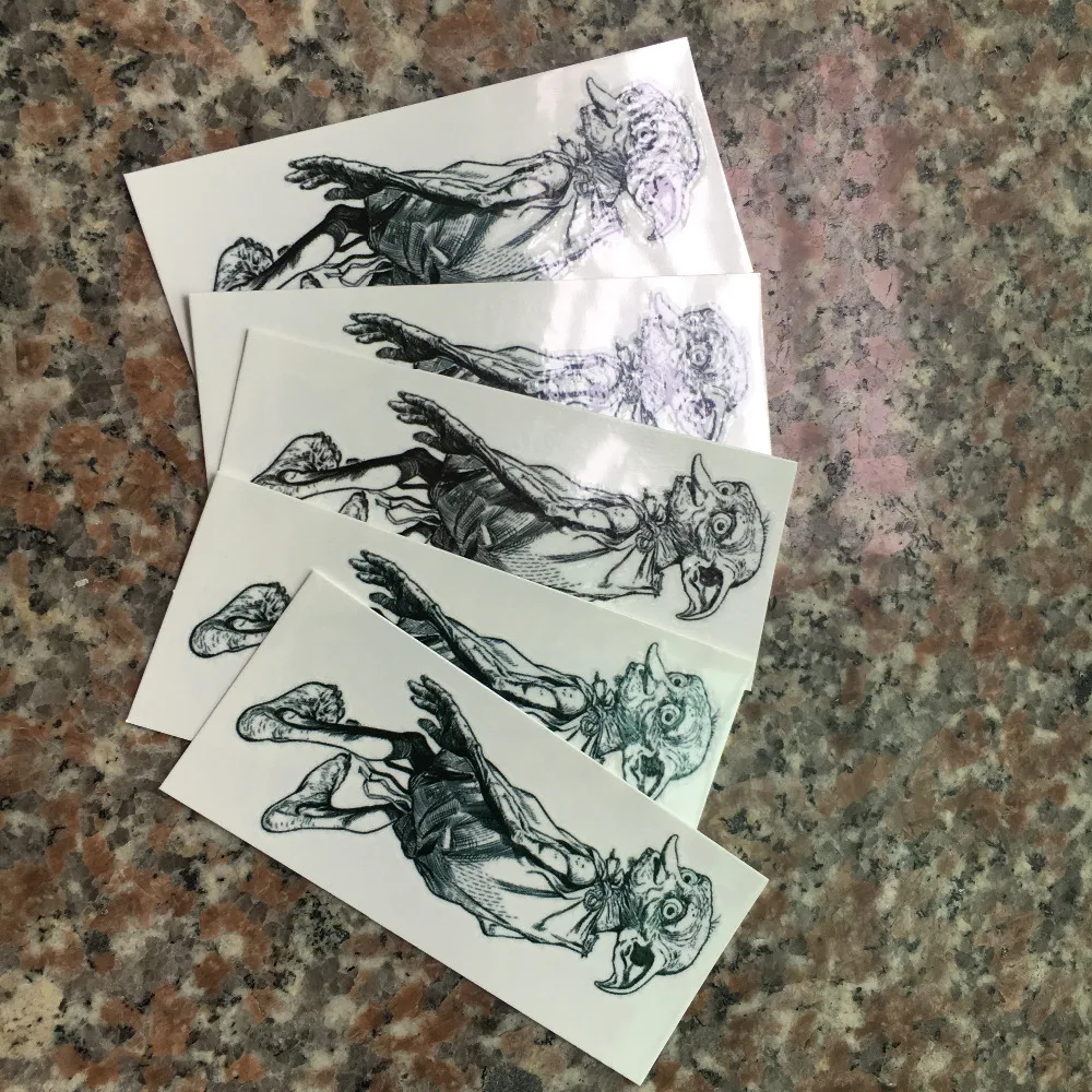 

House elf Dobby Waterproof Temporary Tattoo Sticker 5 PCS Tattoo Set Halloween Birthday Gift Hogwarts Cosplay Accessories