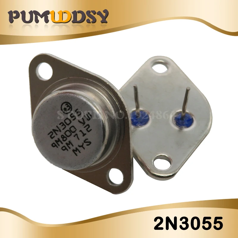 

5Pcs 2N3055 TO-3 NPN AF Amp Audio Transistor 15A/60V IC