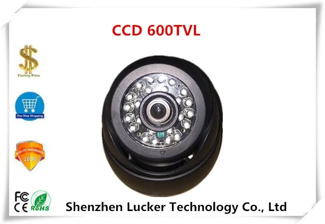 4 pin авиационный разъем купольная камера 600TVL DC12V CCD ночного видения для автобуса