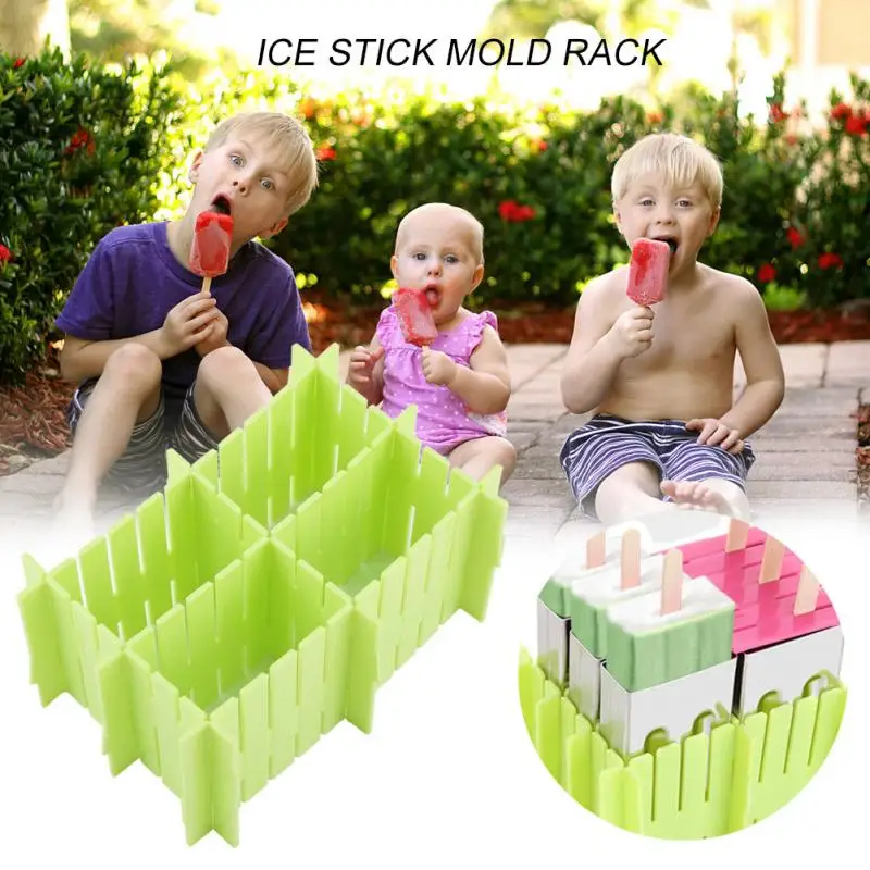 6 Molds Popsicle Mould Ice Cream Mold with 50pcs Stick DIY Popsicle Ice
