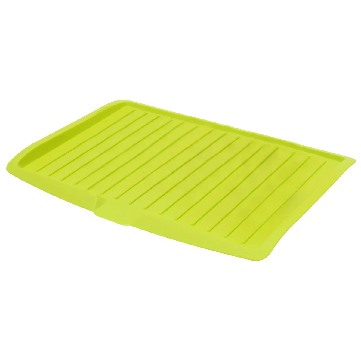 Us 7 49 10 Off Plastic Dish Drainer Drip Tray Plate Cutlery Rack Kitchen Sink Rack Holder Large Green In Storage Trays From Home Garden On