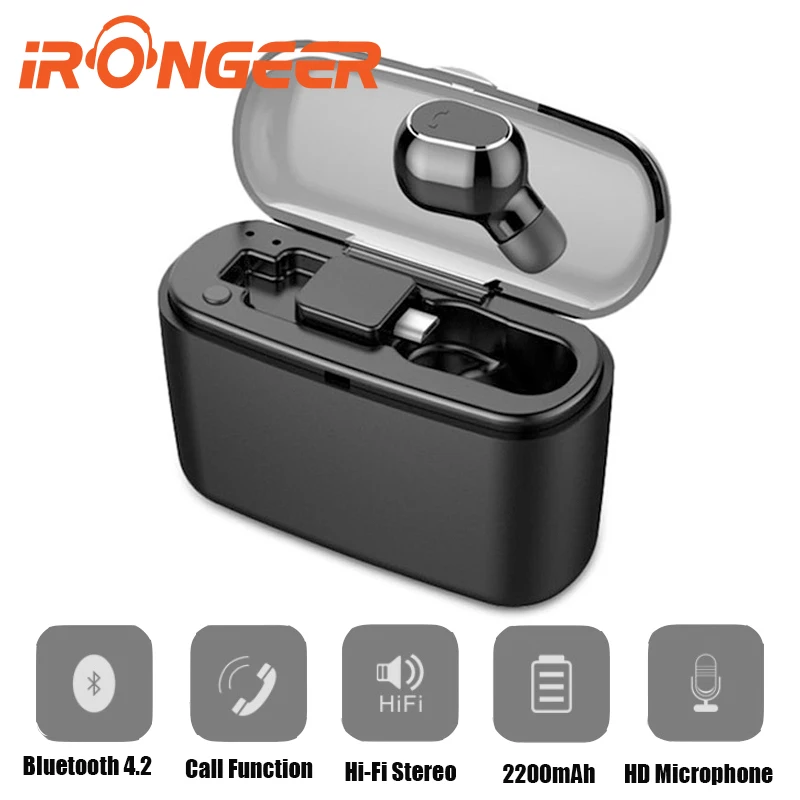 

Wireless Earphones Bluetooth Earbuds Sport Wireless Headsets Noise Reduction Earpieces Built-in Mic for Car Hands free