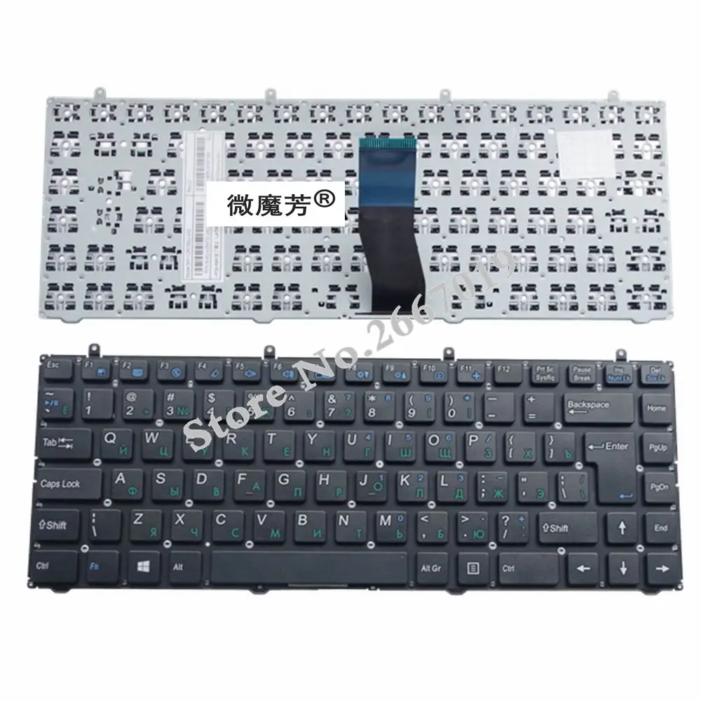  RU black New FOR Clevo Terrans Force W230 W230SS W230ST Laptop Keyboard Russian