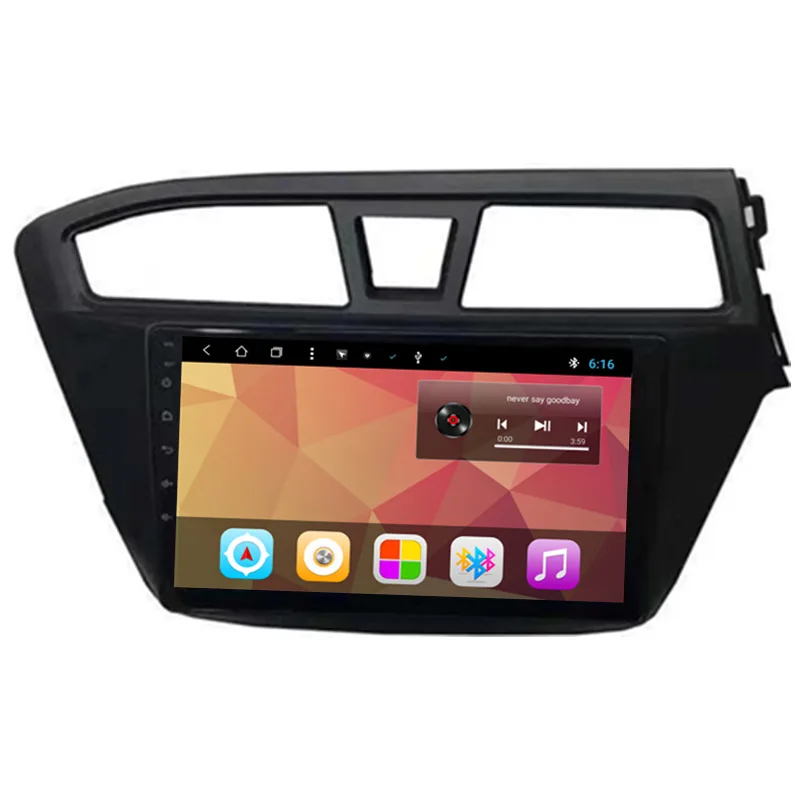 Sale 9" Android Car Multimedia Stereo Radio Audio DVD GPS Navigation Sat Nav Head Unit for Hyundai I20 2014 2015 2016 2017 3