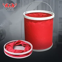 WorthWhile Camping Hiking Foldable Water Bucket Outdoor Portable Tactical Military Shower Bag Drinking Pack Washing Container