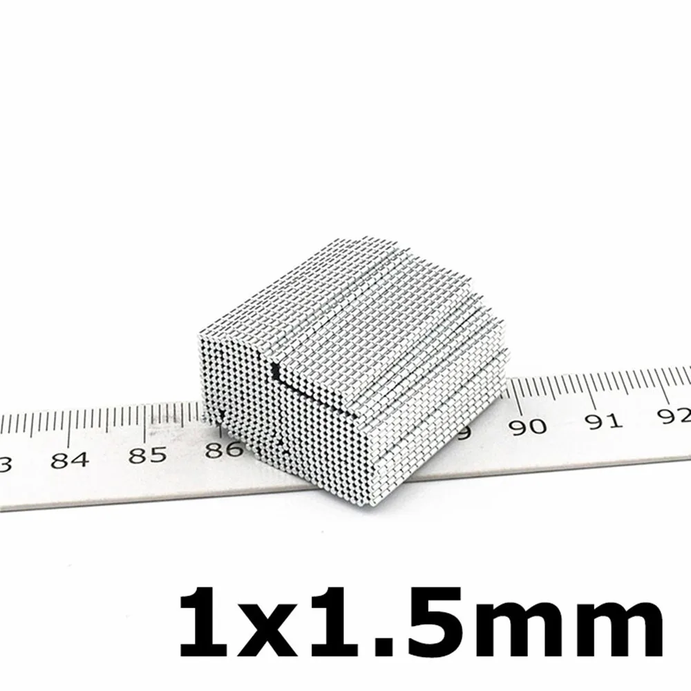 Микро магнит 1x1 5 мм точный маленький круглый диск Imanes De Neodinio медицинский