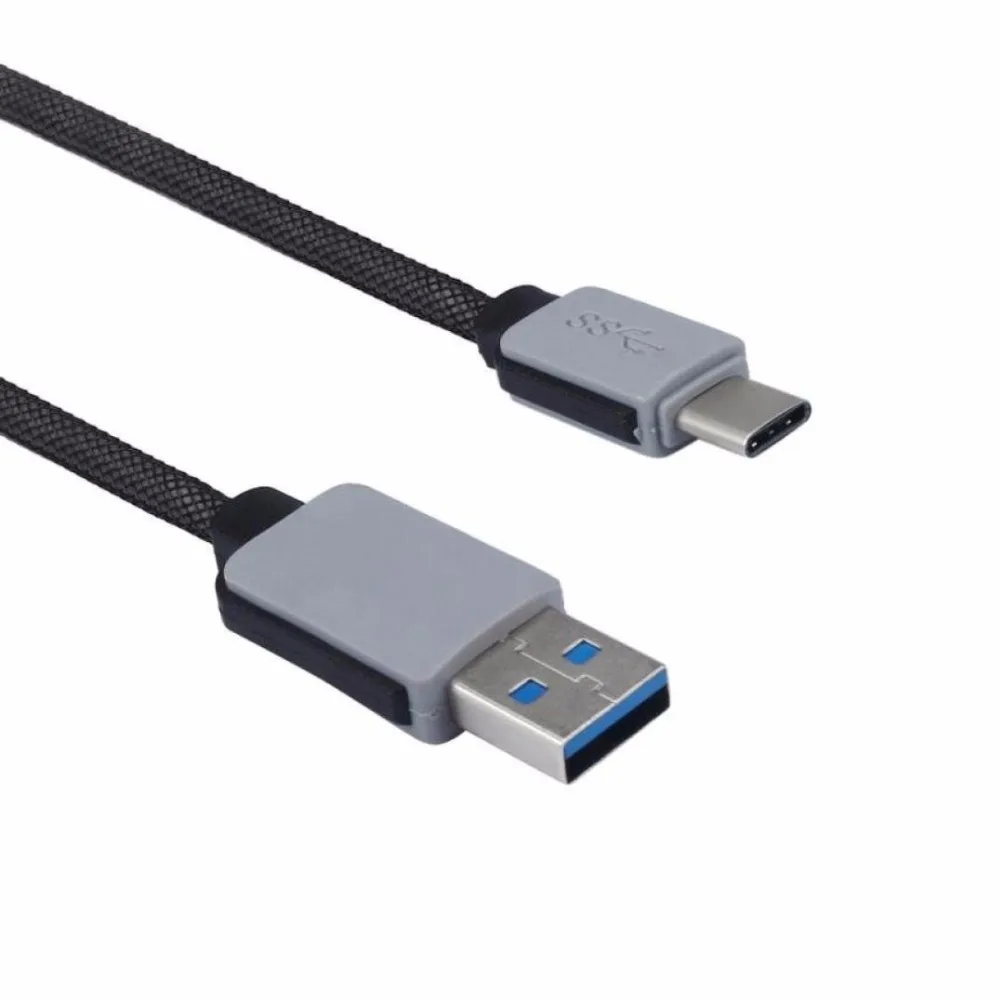 Высококачественный короткий кабель usb type-C 3,1 USB 1 м 1,5 м шнур для быстрой зарядки и передачи данных с оплеткой для samsung A40 A50 S10 lenovo Z6 Pro 5G Youth