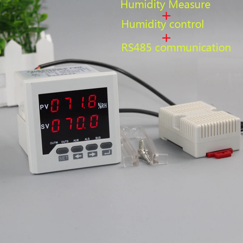 0 99.9RH digital air Humidity controller with humidity sensor with