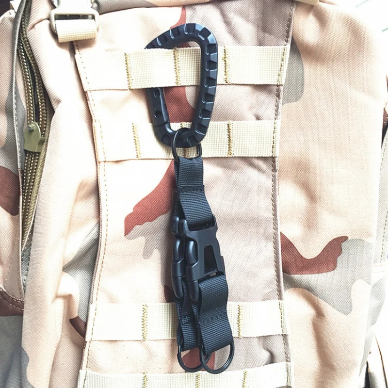 

Outdoor sports keychain carabiner webbing special service belt hook outdoor tool