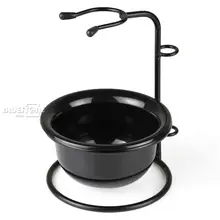 Нержавеющая сталь Кисточки для бритья Бритвы подставка держатель и бритья чаша/кружка набор