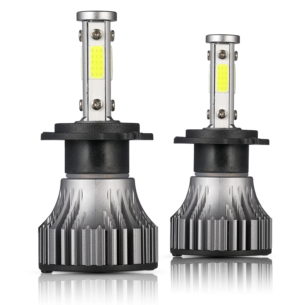 

2pcs H11 LED H8 H9 LED Headlights Bulb 4 Sides 360° 300000LM Bulbs High Power 6000K White Chip for Renault for Kia for BMW