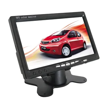 

Black Color 7 inch TFT LCD Screen Car Rear View Monitor dual video inputs Stand Alone Monitor with remote controller SH708