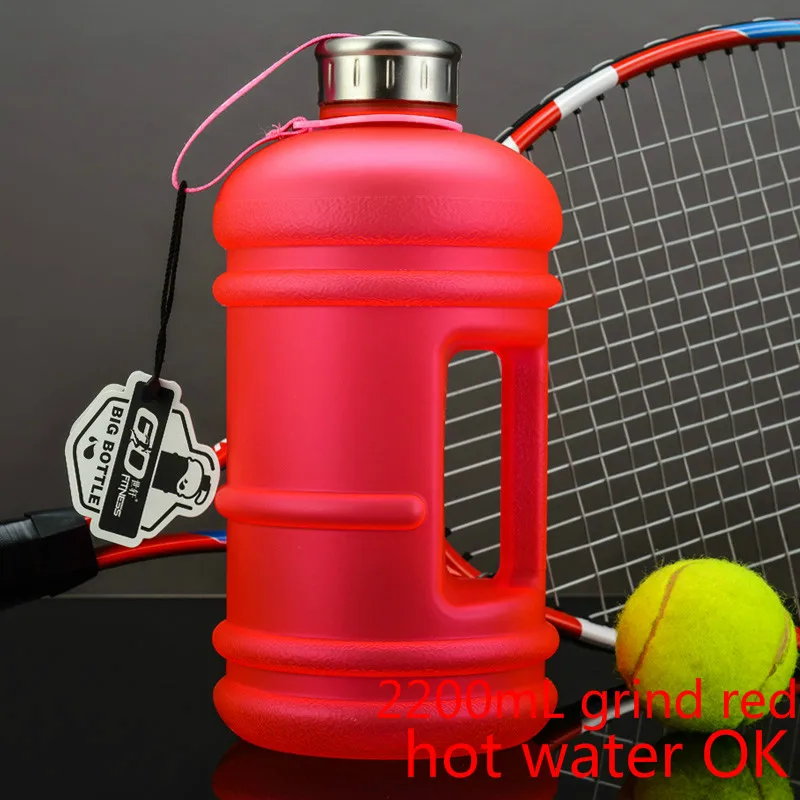 comprar Hot venda Mundial de Saúde dos homens de Grande Capacidade Garrafa de Água de Esportes Ao Ar Livre Portátil de Plástico Espaço 2.2 L 1.3L Super balde chaleira