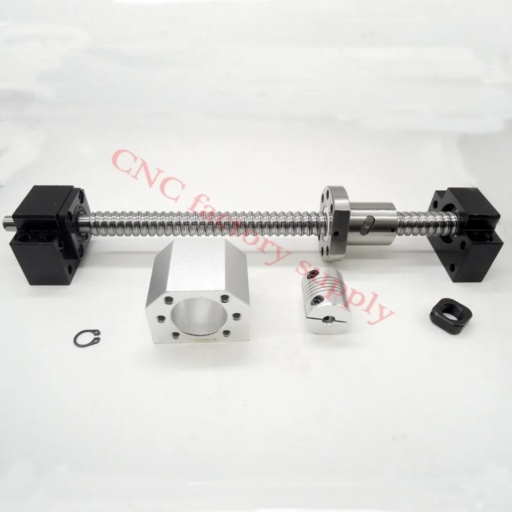 

SFU1605 set:SFU1605 rolled ball screw C7 with end machined + 1605 ball nut + nut housing+BK/BF12 end support + coupler RM1605