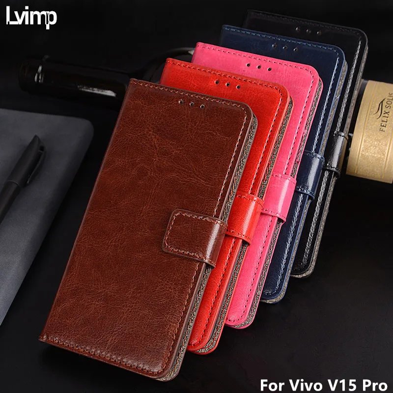 Wallet Case For Vivo V15 Pro Case Luxury Magnetic Flip PU Leather Case Photo Frame Card Holder Stand Cover for Vivo V15Pro Case Wallet Case For Vivo V15 Pro Case Luxury Magnetic Flip PU Leather Case Photo Frame Card Holder Stand Cover for Vivo V15Pro Case