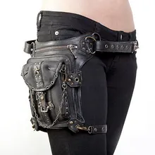 LJT Женские Карманы ретро сумка-мессенджер панк Женская сумка через плечо мужская женская сумка высокого качества из искусственной кожи дорожная сумка для ног